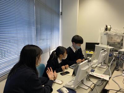 多賀城高校からの発表の様子