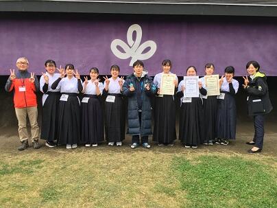 令和２年度　県新人女子団体２位