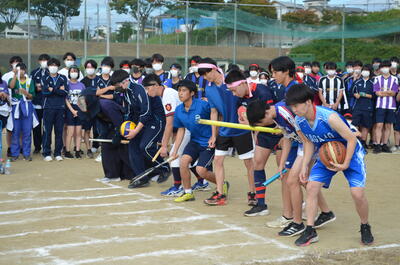 部対抗リレー　男子運動部の部