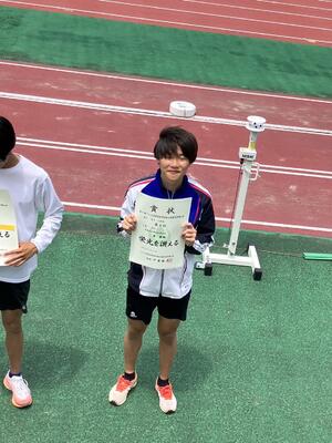 三段跳び　６位　清愛翔