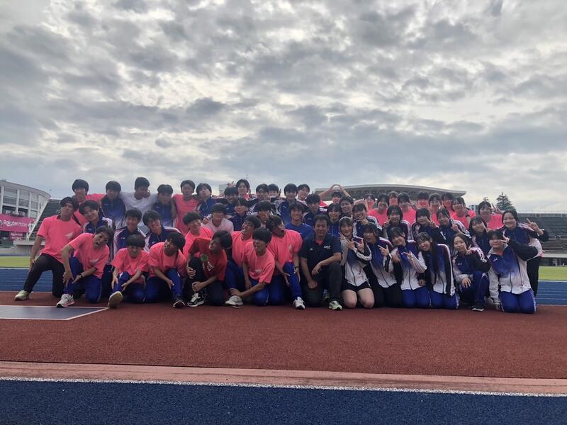 県総体終了後　弘進ゴムアスリートパーク仙台にて